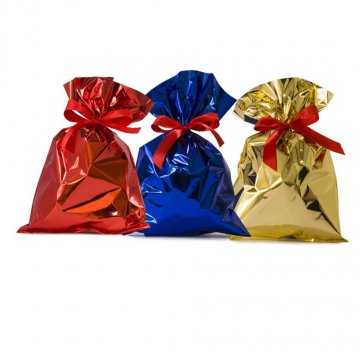 SACCHETTI PP METALLIZZATI 34X50